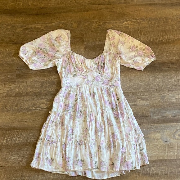 NWT Altar’d State Lavender Floral Dress Size Small - Picture 2 of 8